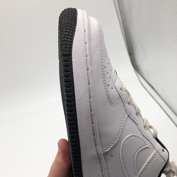 Nike Air Force 1 ESS Low (GS) White Black Sneakers DV1332 100 USED Size 5Y - Picture 14 of 16